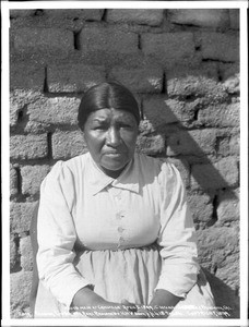 Ramona Lubo, a Cahuilla Indian woman, Cahuilla, California, April 5, 1899