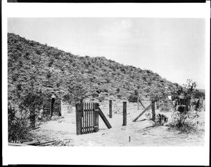 Cemetery in Palm Springs north of the school house, ca.1898-1924