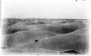 View of sand dunes