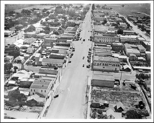 Aerial view of the City of Santa Maria, California, 1918