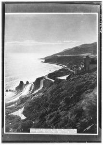 Roosevelt Highway from the "Riviera" near Santa Monica, May, 1933