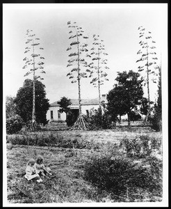 Residence of Judge Clinton Gibbs, San Gabriel, ca.1885