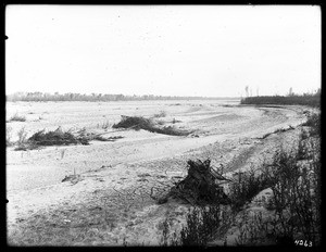 Dry Colorado River bed below the canal, ca.1903