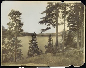 A panoramic view of Spirit Lake, Idaho