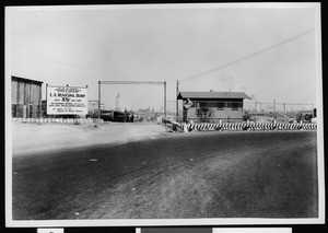 Entrance to the Department of Public Works Los Angeles Municipal Dump