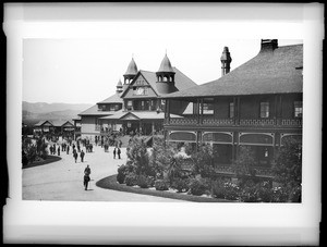 Dining hall of National Soldiers' Home, Sawtelle, Santa Monica, ca.1890