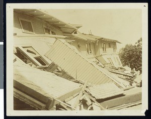 Hotel Vendome Annex after the 1906 earthquake in San Jose, April, 1906