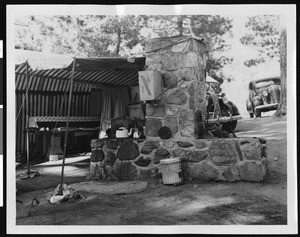 A mountain campsite, ca.1930