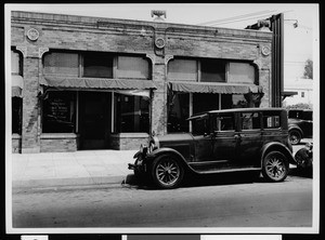 Exterior view of Department of Public Works, showing Hollywood office