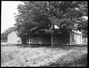 An exterior view of what appears to be a National style house