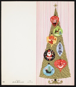 Christmas card from Eileen Chang to C.T. Hsia, ca. 1968