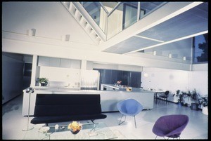 Koenig residence, living room, Brentwood, Calif., after 1985?