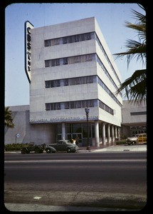 CBS office wing (frontal view), Hollywood, Calif., 1938