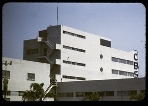 CBS headquarters (rear view), Hollywood, Calif., 1938