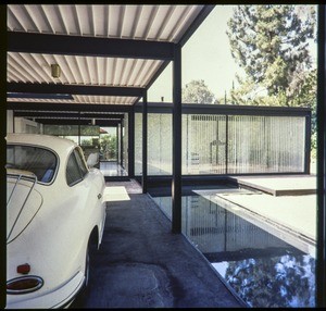 Bailey residence, carport, West Hollywood, after 1958?