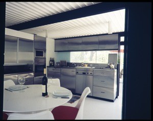 Bailey residence, kitchen, West Hollywood, after 1958?