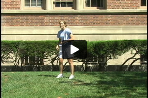 A young female soccer player wedging outside left foot, turning, and passing left