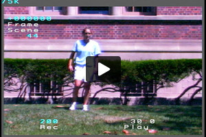 A young female soccer player receiving outside left foot, then passing