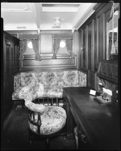 Office, steam yacht Casiana, ca. 1916-1939