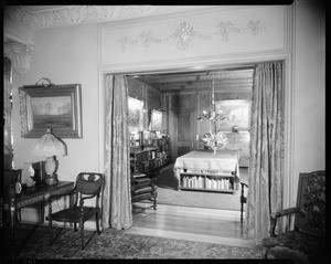 Rare book room, Doheny Mansion, Chester Place, Los Angeles, Calif., 1933