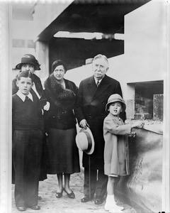 Doheny Memorial Library cornerstone laying, Los Angeles, Calif., 1931