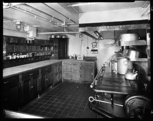 Galley, steam yacht Casiana, ca. 1916-1939