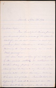William Kelly, letter, 1870 Apr. 26, to Elizabeth S. Parr Kelly