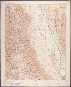 California. Mount Whitney quadrangle (30'), 1907 (1927)