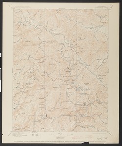 California. Downieville quadrangle (30'), 1897 (1912)