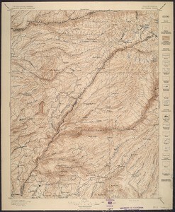 California. Big Trees quadrangle (30'), 1897
