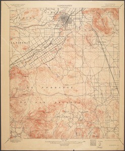 California. Riverside quadrangle (15'), 1901 (1911)