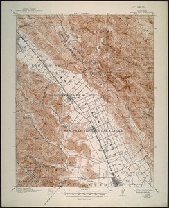 California. Morgan Hill quadrangle (15'), 1917 (1947)