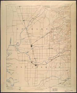 California. Lodi quadrangle (30'), 1894 (1906)