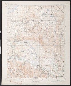 California. Mount Morrison quadrangle (30'), 1914 (1934)