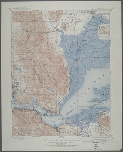 California. Carquinez Strait quadrangle (15'), 1896