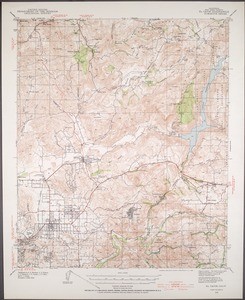 California. El Cajon quadrangle (15'), 1939 (1955)