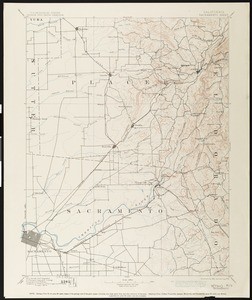 California. Sacramento quadrangle (30'), 1892 (1908)