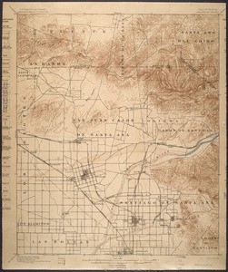 California. Anaheim quadrangle (15'), 1898