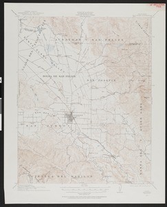 California. Hollister quadrangle (15'), 1923