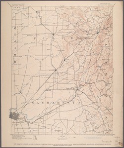 California. Sacramento quadrangle (30'), 1892 (1936)