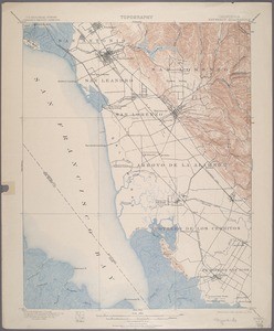 California. Haywards quadrangle (15'), 1899 (1906)