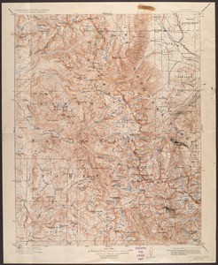 California. Mount Goddard quadrangle (30'), 1912 (1923)