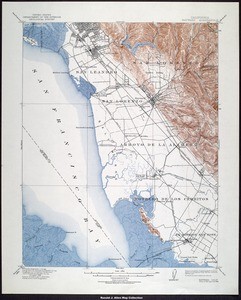 California. Hayward quadrangle (15'), 1915 (1939)