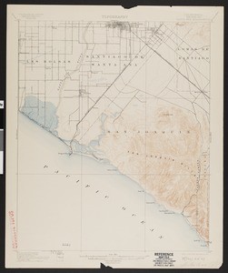 California. Santa Ana quadrangle (15'), 1901 (1907)