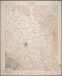 California. Hollister quadrangle (15'), 1921