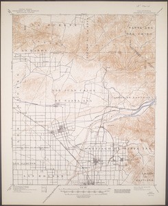 California. Anaheim quadrangle (15'), 1901 (1944)