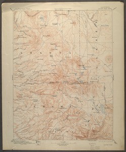 California. Lassen Peak quadrangle (60'), 1884 (1914)