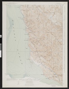 California. Point Sur quadrangle (15'), 1925 (1940)