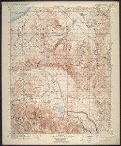 California. Mount Morrison quadrangle (30'), 1914 (1928)