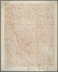 California. Mount Hamilton quadrangle (15'), 1897 (1913)